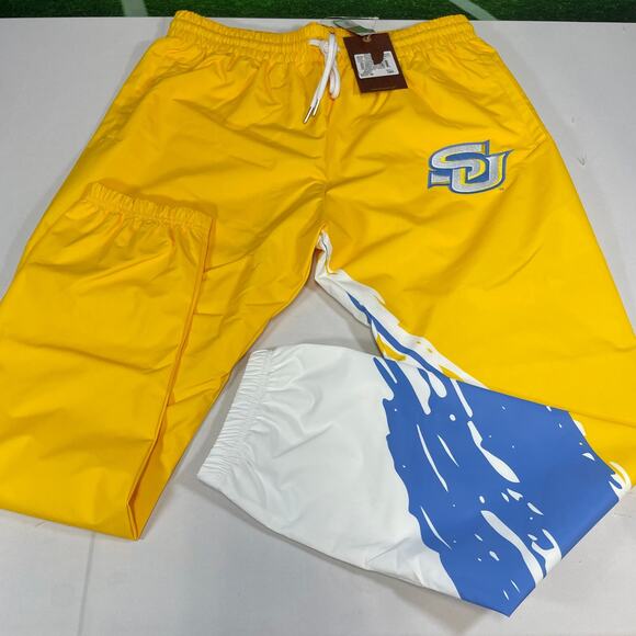 Southern University Jaguars Mitchell & Ness Paintbrush Warmup Pants - Picture 1 of 6